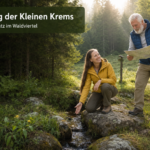Anna und Herbert am Ursprung der Kleinen Krems im Waldviertel