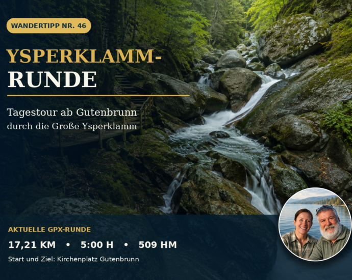 sperklammrunde Gutenbrunn Nr. 46 – anspruchsvolle Tagestour durch die Große Ysperklamm