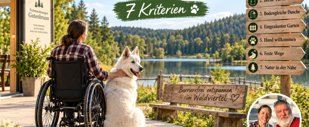 Barrierefreie Ferienwohnung Waldviertel mit Hund - Ferienwohnungen Gutenbrunn Barrierefreie Ferienwohnung Waldviertel mit Hund