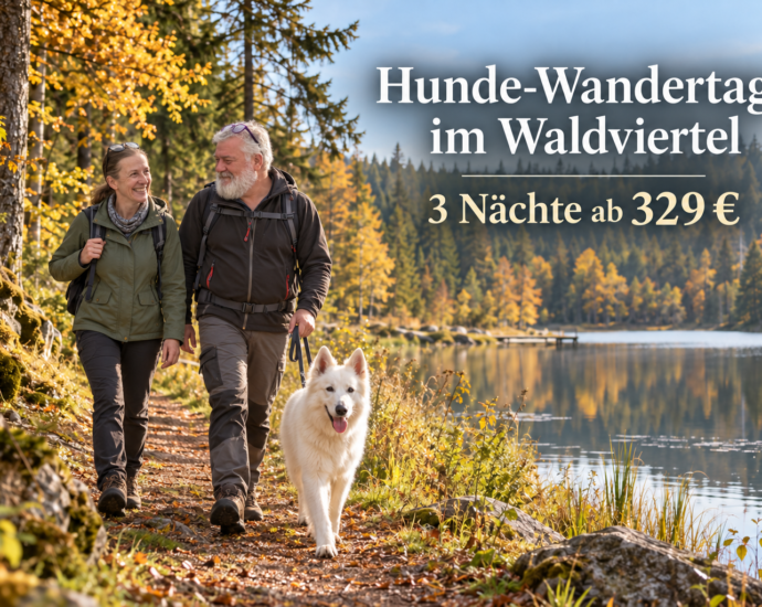 Pěší výlety se psy ve Waldviertelu